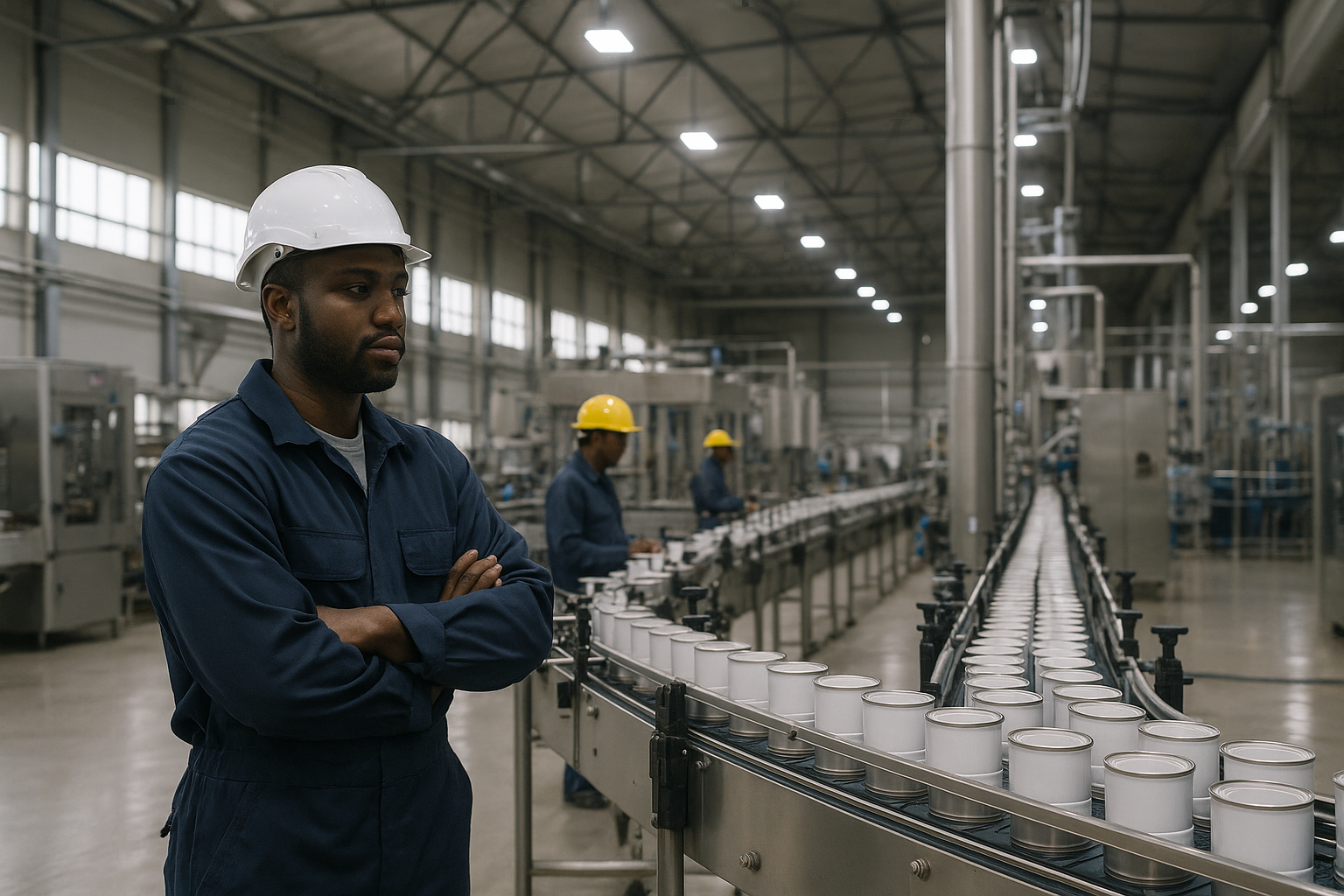 Schéma stylisé de chaîne logistique et de conteneurs